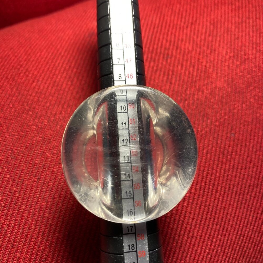 Vintage 90s Lucite Statement Ring sz 7